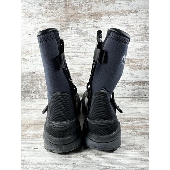 Men's NRS Titanium ATB Black/Gray Neoprene Wetshoe Boots Sz 9 - Picture 5 of 13